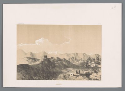 View of Hamadan by Eugene Flandin