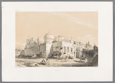 View of Kangavar by Eugene Flandin