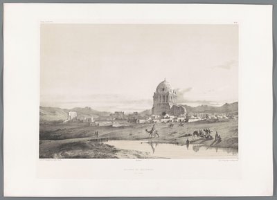 View of the Village of Soltaniyeh by Eugene Flandin