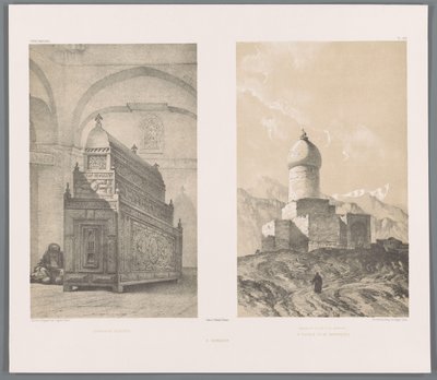 Tomb of Esther and Mordechai by Eugene Flandin