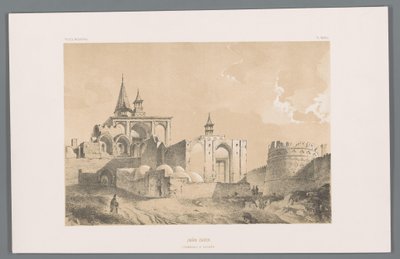 Imamzadeh Tomb near Kashan by Eugene Flandin