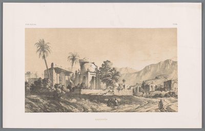 Ruins of Bishapur (Persian Landscapes) by Eugene Flandin