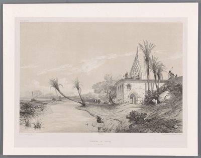 Shush-Daniel in Susa, Iran (Tomb of Daniel) (Persian Landscapes) by Eugene Flandin