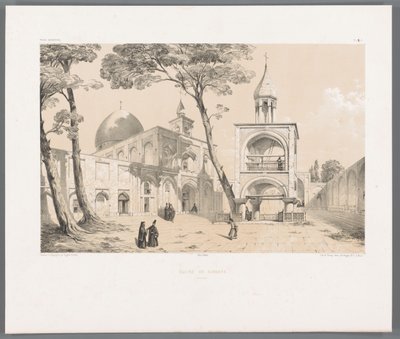 Vank Cathedral of Isfahan (Persian Landscapes series) by Eugene Flandin