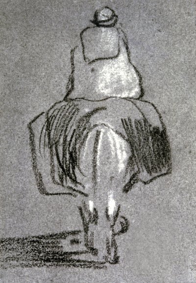 Berber on a Donkey by Eugène Fromentin