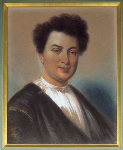 Portrait of Alexandre Dumas Pere by Eugene Giraud