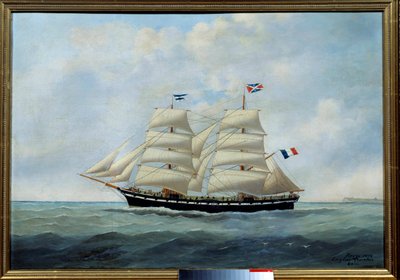The brig Union (cod fishing) by Eugene Grandin