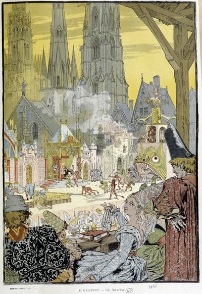 A Mystery of the Middle Ages by Grasset by Eugene Grasset