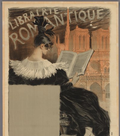 Poster for the Librairie Romantique by Eugene Grasset