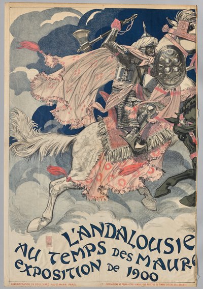 Andalusia at the Time of the Moors (left side) by Eugene Grasset