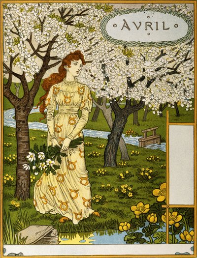 April, Illustration from the fine art portfolio 