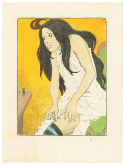Morphinomane, from: L’Album d’Estampes Originales de la Galerie Vollard by Eugene Grasset