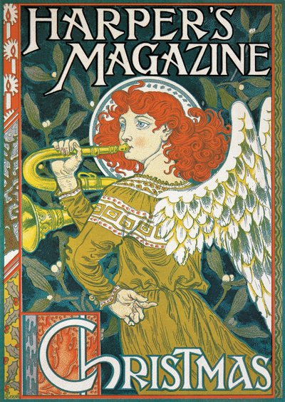 Poster advertising a Christmas issue of 