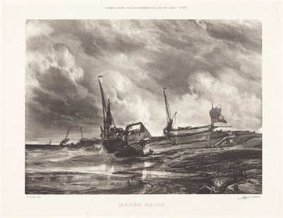 Low Tide by Eugene Isabey