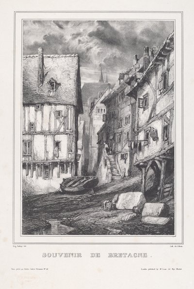 Souvenir of Brittany by Eugene Isabey