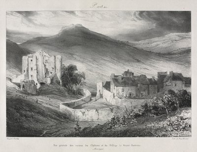 Picturesque and Romantic Voyages in Ancient France, Auvergne by Eugene Isabey