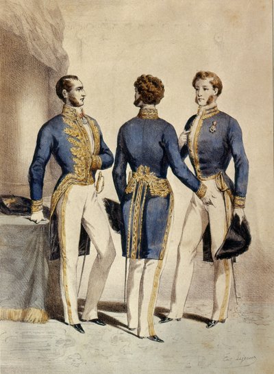 Council of the State, Uniforms of the Vice President, Adviser and the Master of Requests, 1853 by Eugene Joseph Lejeune