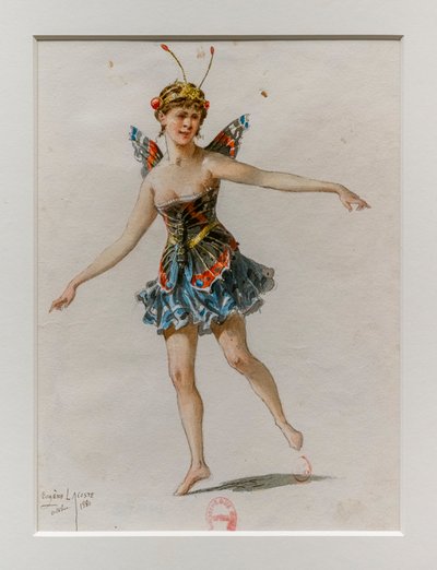 The Korrigane. Ballet of Charles-Marie Widor, Costume Model by Eugene Lacoste
