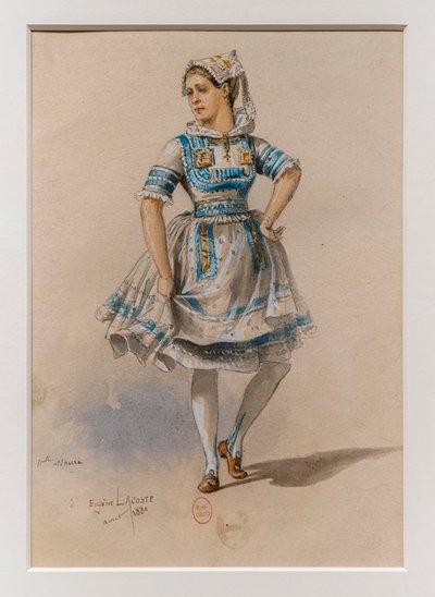 The Korrigane, Ballet of Charles-Marie Widor, Costume Model by Eugene Lacoste
