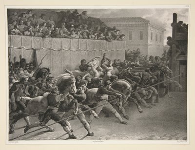 A Horse Race About to Start by Eugene Leroux