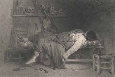 The Suicide, 1846 by Eugene Leroux