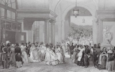 Leaving the Opera by Eugene Louis (after) Lami