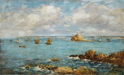 Bay of Douarnenez by Eugene Louis Boudin