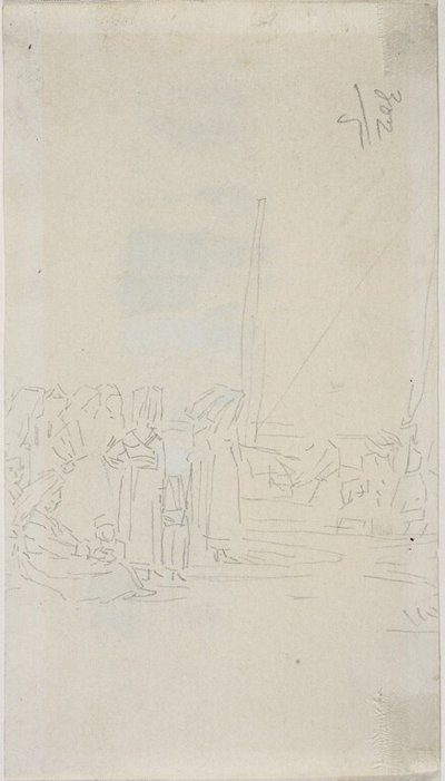 Breton Women on the Beach by Eugene Louis Boudin