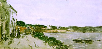 Coast Scene by Eugene Louis Boudin