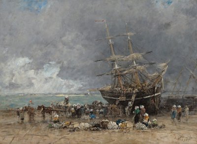 Return of the Terre-Neuvier by Eugene Louis Boudin