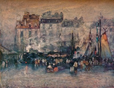 The Departure of the Marine Train by Eugene Louis Gillot