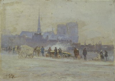 Notre-Dame, view from Quai de l
