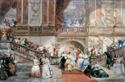 Ball at the Hotel de Ville by Eugene Louis Lami
