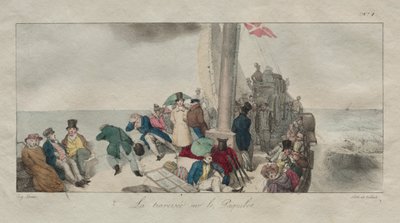 Souvenirs of London: Crossing on the Packet Boat by Eugene Louis Lami