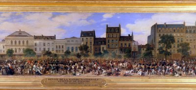 The Attack of Giuseppe Fieschi on 28/07/1835 against Louis-Philippe I (Detail) by Eugene Louis Lami