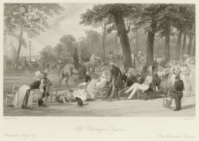 The Champs Elysees by Eugene Louis Lami