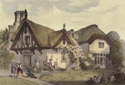 A Cottage by Eugene Louis after Lami