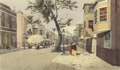 A Small Provincial Town by Eugene Louis after Lami