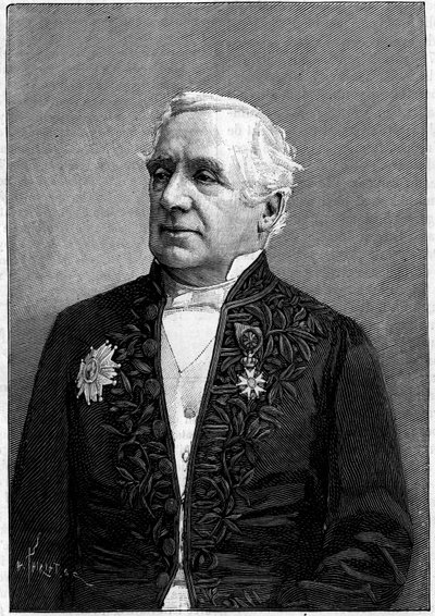 Portrait of Baron Felix Hippolyte Larrey (1808-1895), French surgeon by Eugene Pirou