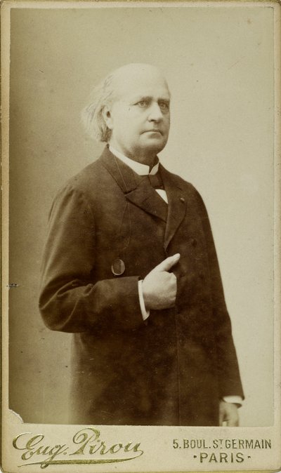 Portrait of Leconte de Lisle 1818-1894, c. 1870 by Eugene Pirou
