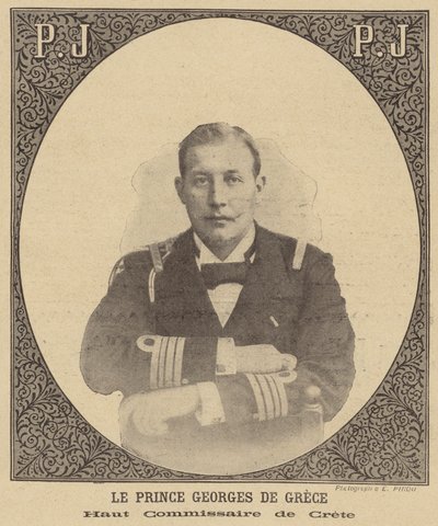 Prince George of Greece, High Commissioner of the Cretan State by Eugene Pirou