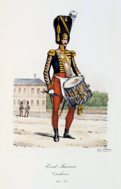 Cents-Suisses, Drummer by Eugene Titeux