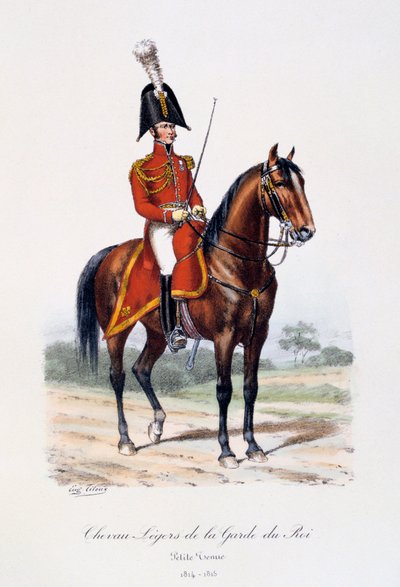 Chevau-Légers de la Garde du Roi, Petite Tenue, 1814-15 by Eugene Titeux