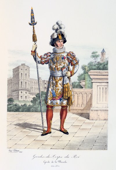 Gardes-du-Corps de Roi, Garde de la Manche by Eugene Titeux