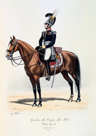 Gardes-du-Corps de Roi, Major-General Petite Tenue, 1815 by Eugene Titeux