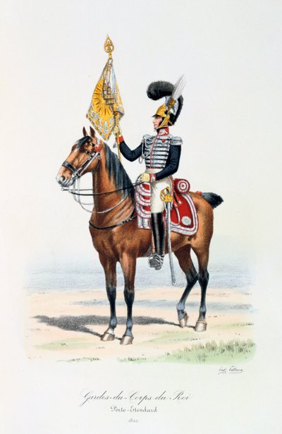 Gardes-du-Corps de Roi, Standard Bearer by Eugene Titeux