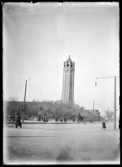 View of Eastern Parkway looking towards Brooklyn Museum, c.1903-10 by Eugene Wemlinger