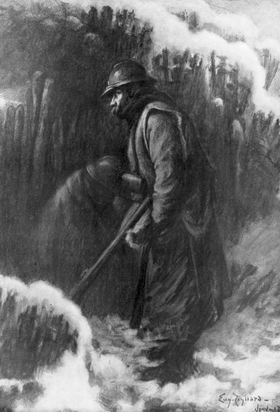Sentry Duty at a Small Post, First World War by Eugene Zigliara
