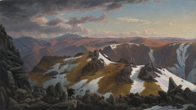 North-east View from the Northern Top of Mount Kosciusko by Eugene von Guérard
