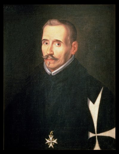 Portrait of Lope Felix de Vega Carpio by Eugenio (attr. to) Caxes